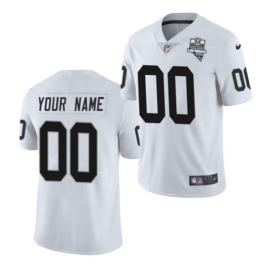 Women's Las Vegas Raiders Customized White Inaugural Season Vapor Limited Stitched Jersey(Run Small) Women's Las Vegas Raiders Customized White Inaugural Season Vapor Limited Stitched Jersey(Run Small)